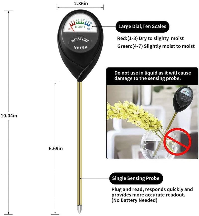 Best Soil Moisture Meters | Analog Soil Moisture Testers For Plants