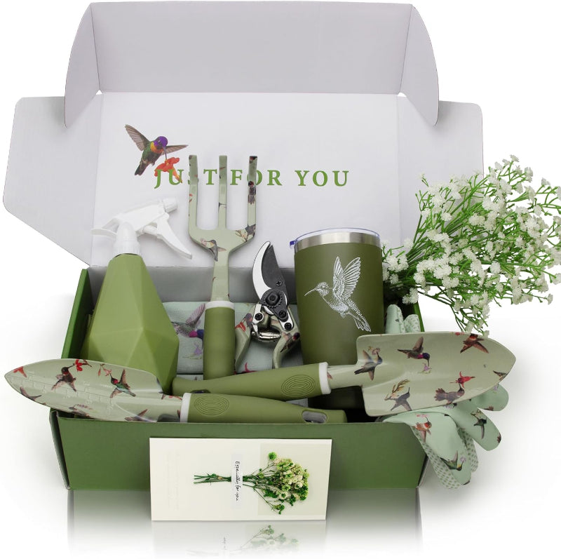 garden tool gift set Gardening Gifts for Women – Heavy Duty Garden Tool Set Floral Design