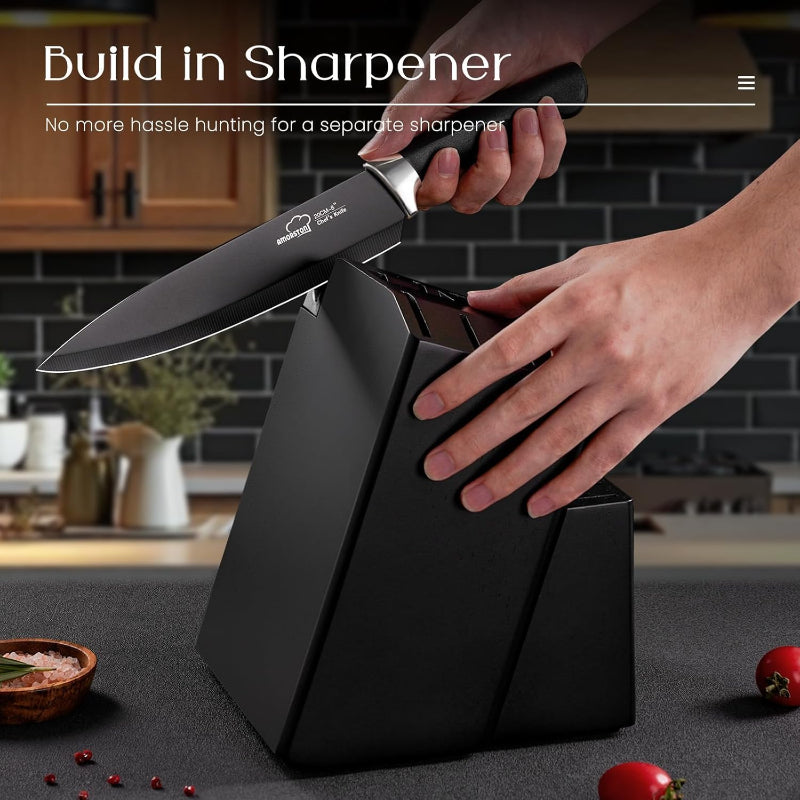 21-Piece Knife Set with Block | German Stainless Steel Kitchen