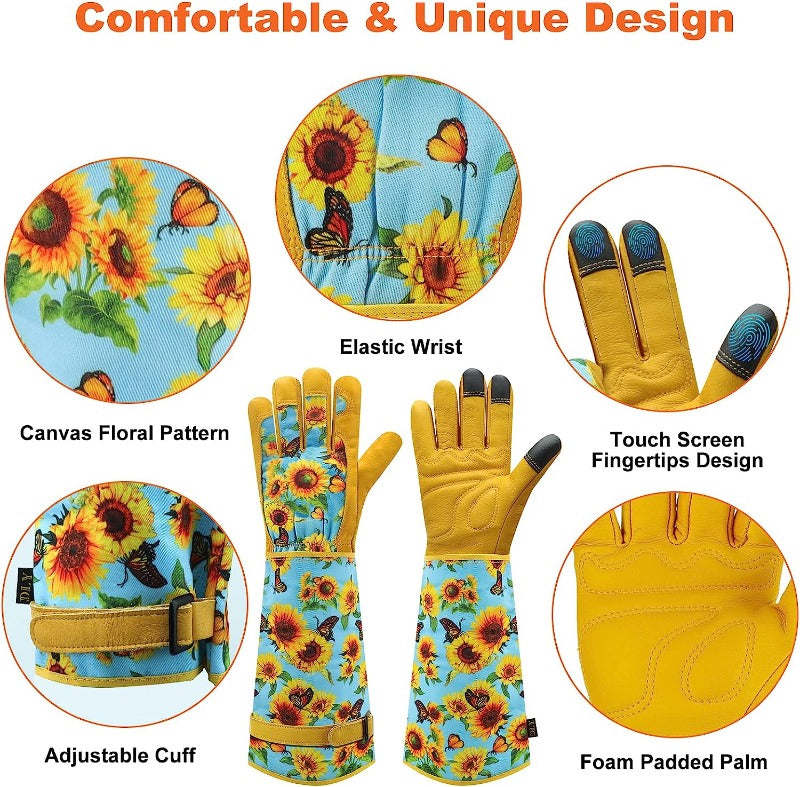 Thorn-Proof Gardening Gloves for Women – Long, Breathable and Durable –  AMAZING GARDEN