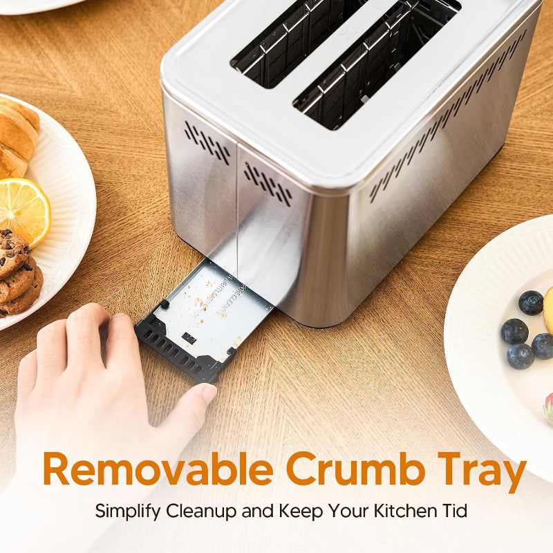 Best Slice Touch Screen Toaster Digital Stainless Steel