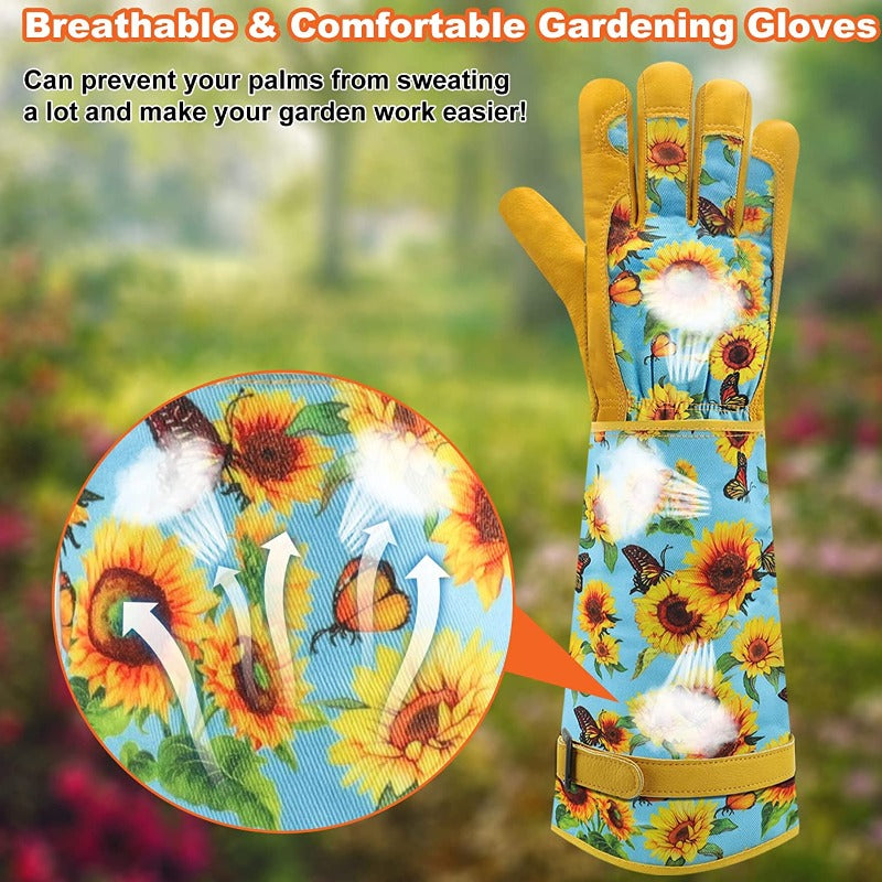 gardening gloves thorn resistant Thorn-Proof Gardening Gloves for Women – Long, Breathable and Durable –  AMAZING GARDEN