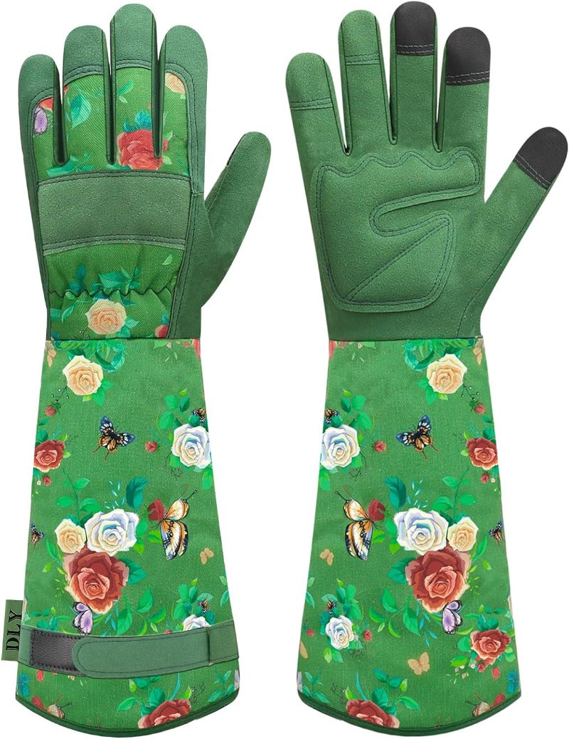 thick gardening gloves thorn proof Thorn-Proof Gardening Gloves for Women – Long, Breathable and Durable –  AMAZING GARDEN