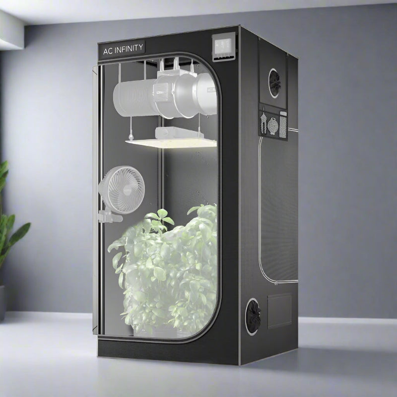 ac infinity grow tent AC Infinity 3x3 CLOUDLAB 733 Advance Grow Tent 36"x36"x72"