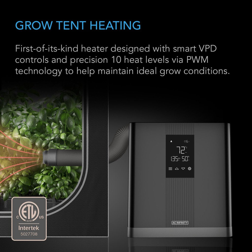 best grow tent heater AC Infinity THERMOFORGE T3