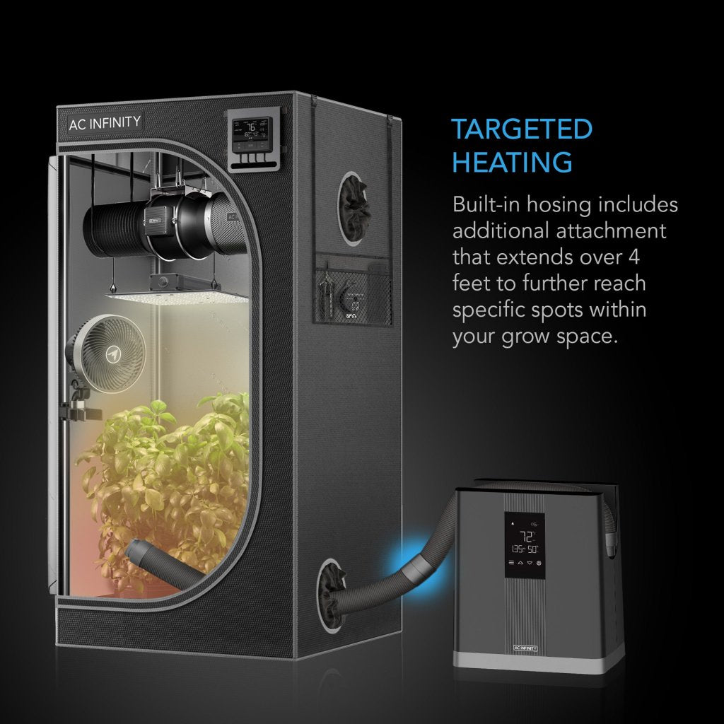 grow tent heater AC Infinity THERMOFORGE T3 Micro/Mini Servo the PPE Wattage:500W How to change the
