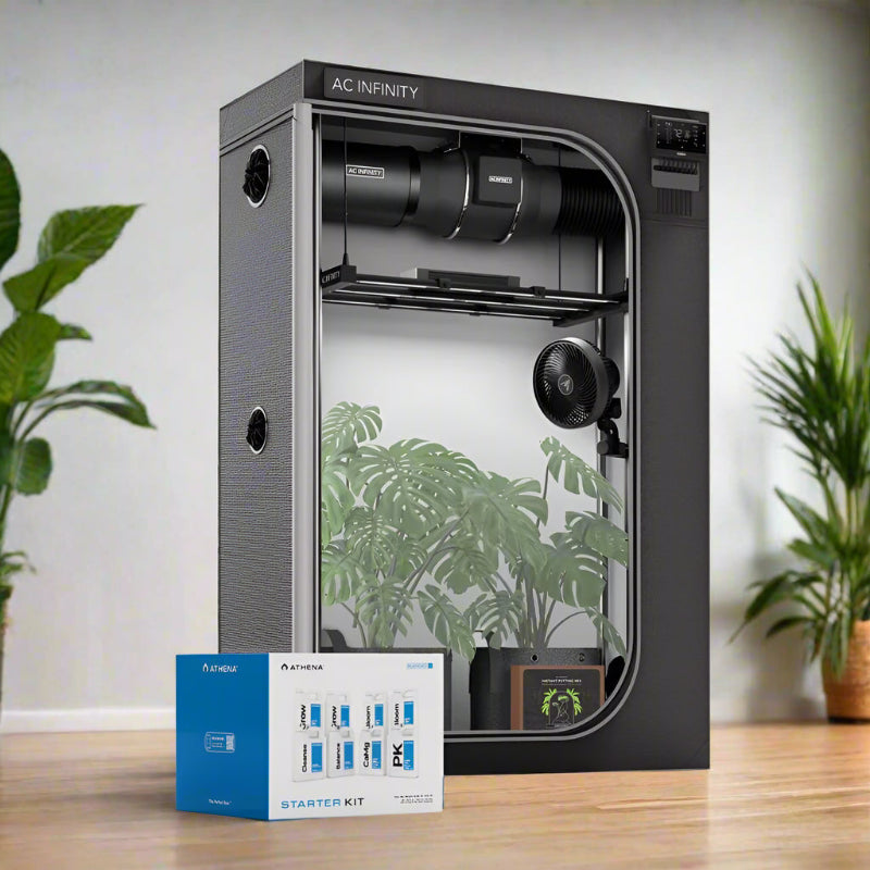 ac infinity grow tent AI Cultivator 2-Plant Kit, System PRO 2x4 with Athena Blended Starter Kit Frame Sticker for SPECIALIZED ncp/KS100149-P00038 Farbe:blau/braun duty 22mm thick steel