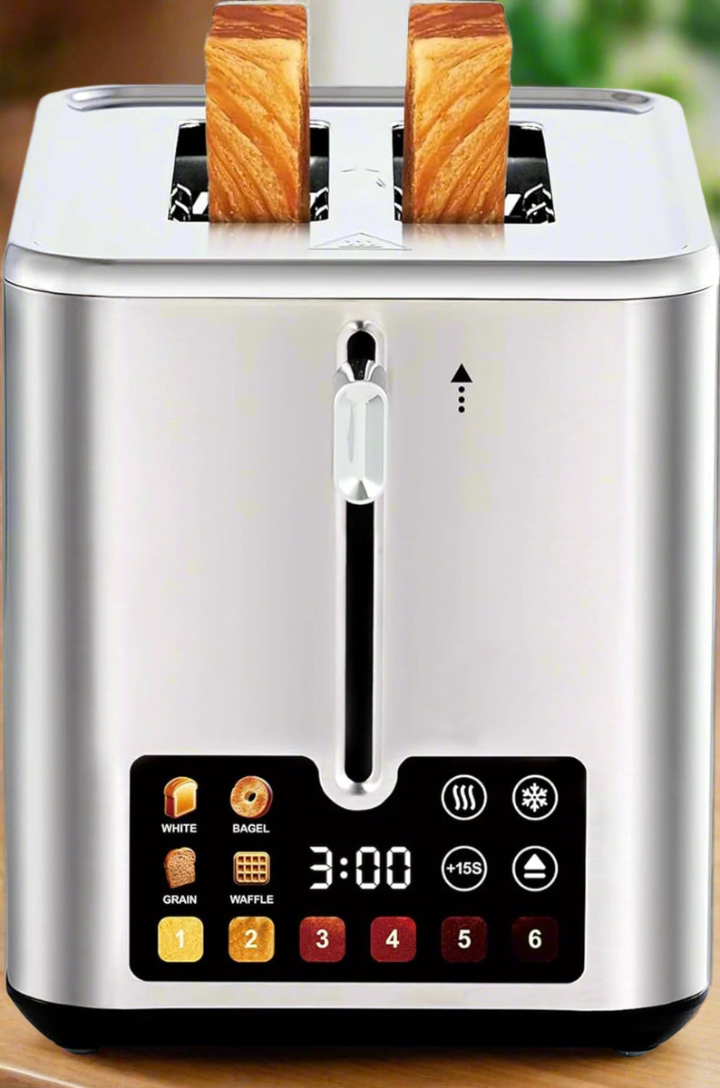 Amazing Toaster Best 2 Slice Touch Screen Toaster | Digital Stainless Steel Toaster ...
