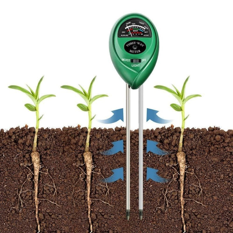 Soil Moisture Meter 3 in 1 Soil pH Tester