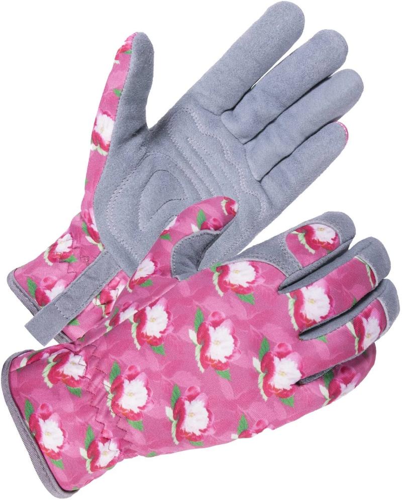women's small leather gardening gloves Deerskin Leather Work Gloves