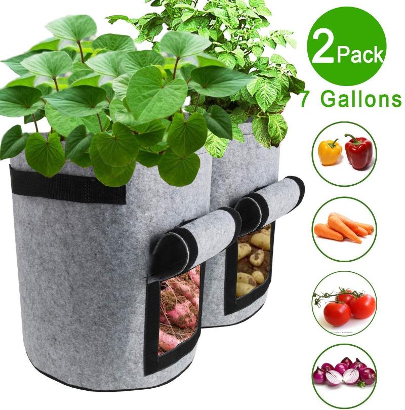plant grow bags amazon Fabric Grow Bags